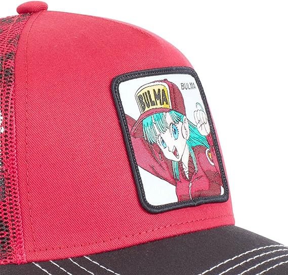 CAPSLAB Casquette Dragon Ball Bulma Rouge