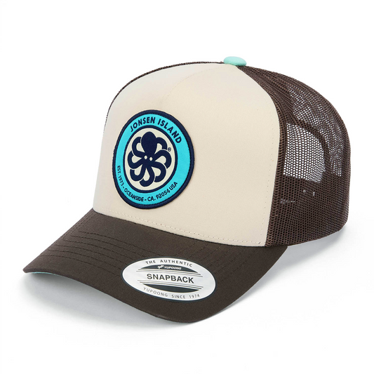 JONSEN ISLAND CASQUETTE TRUCKER AUTHENTIC BROWN
