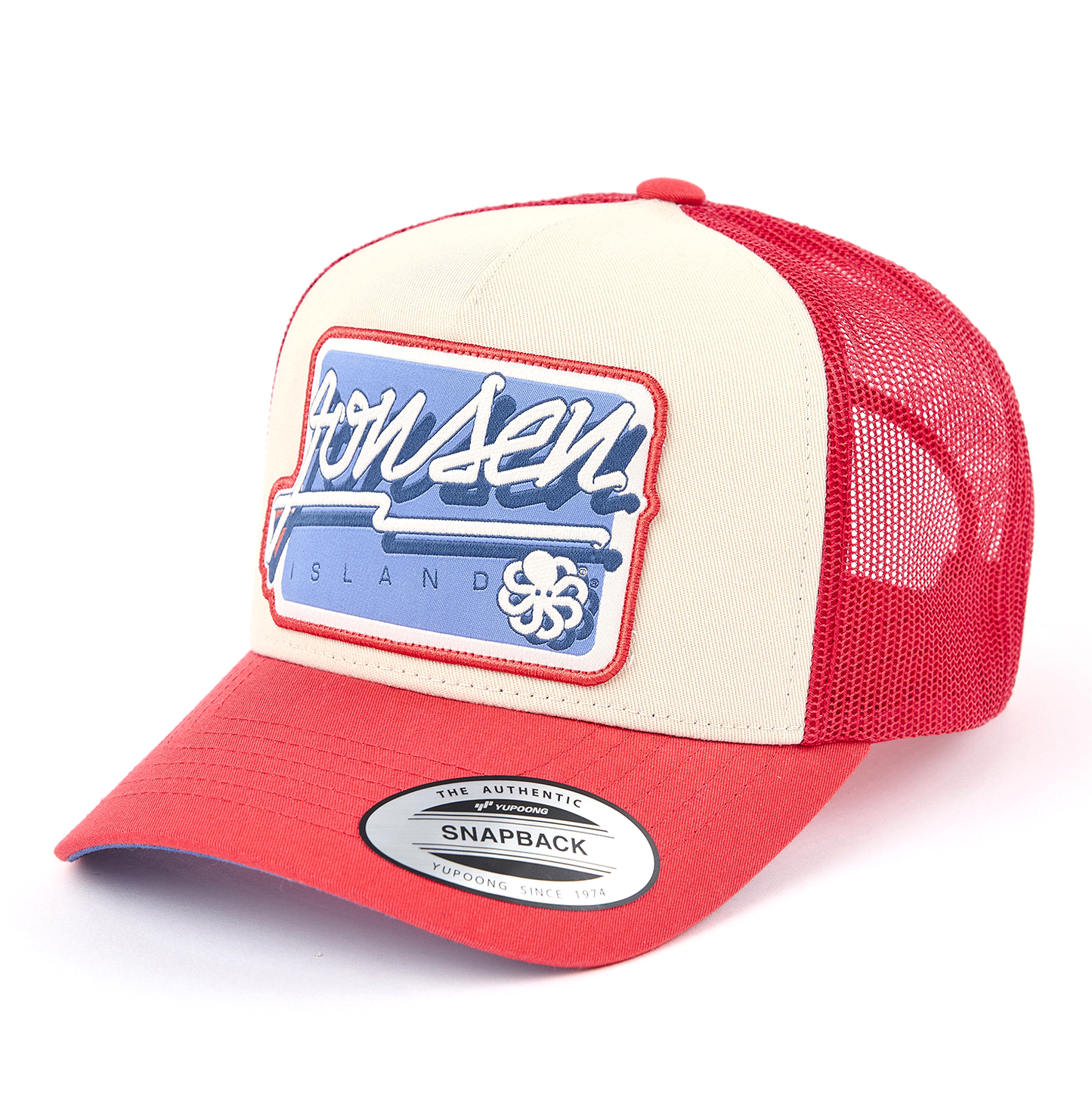 JONSEN ISLAND CASQUETTE BUBBLE SKATE ROUGE