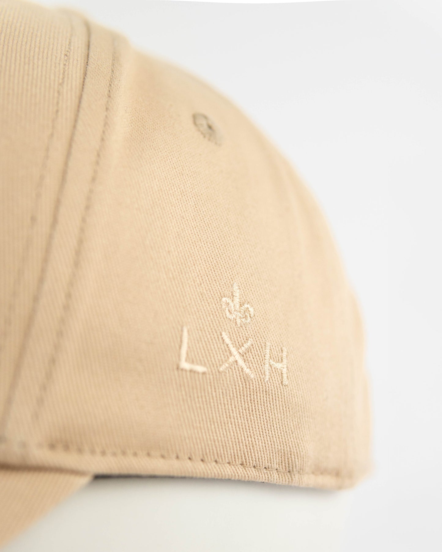 LXH CASQUETTE « ADN » COTON BEIGE