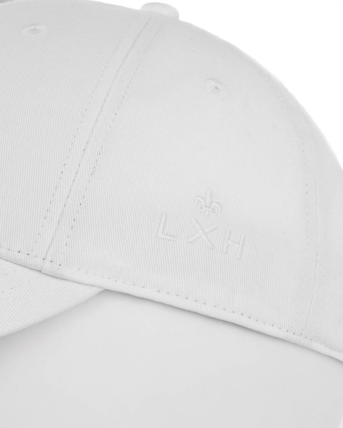 LXH CASQUETTE « ADN » COTON BLANC