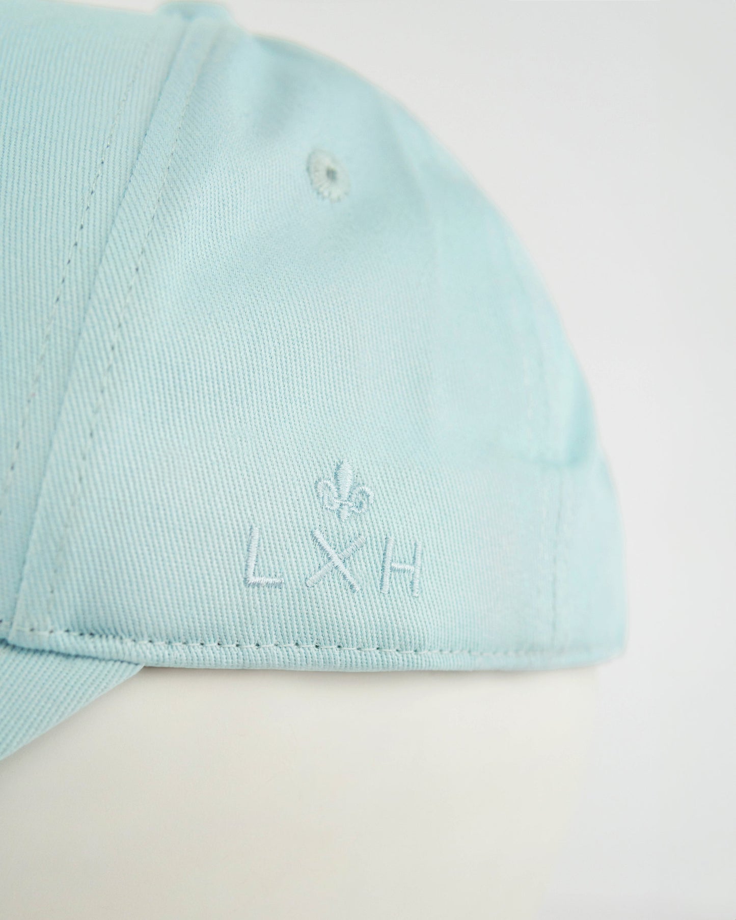 LXH CASQUETTE « ADN » COTON BLEU CIEL