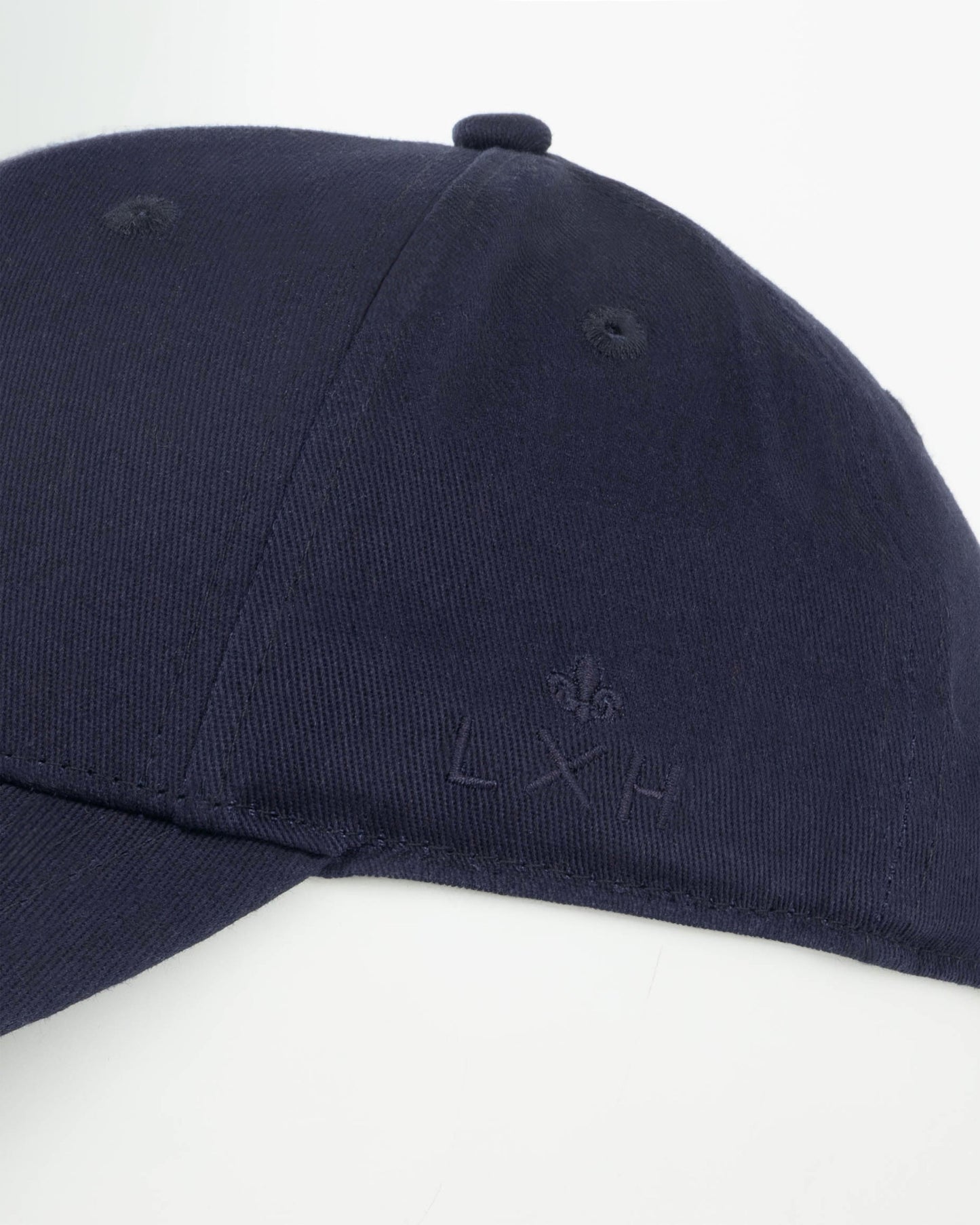 LXH CASQUETTE « ADN » COTON BLEU MARINE