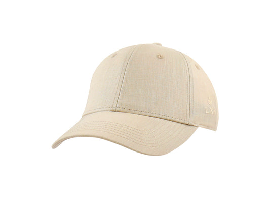 LXH CASQUETTE « ADN » LIN BEIGE