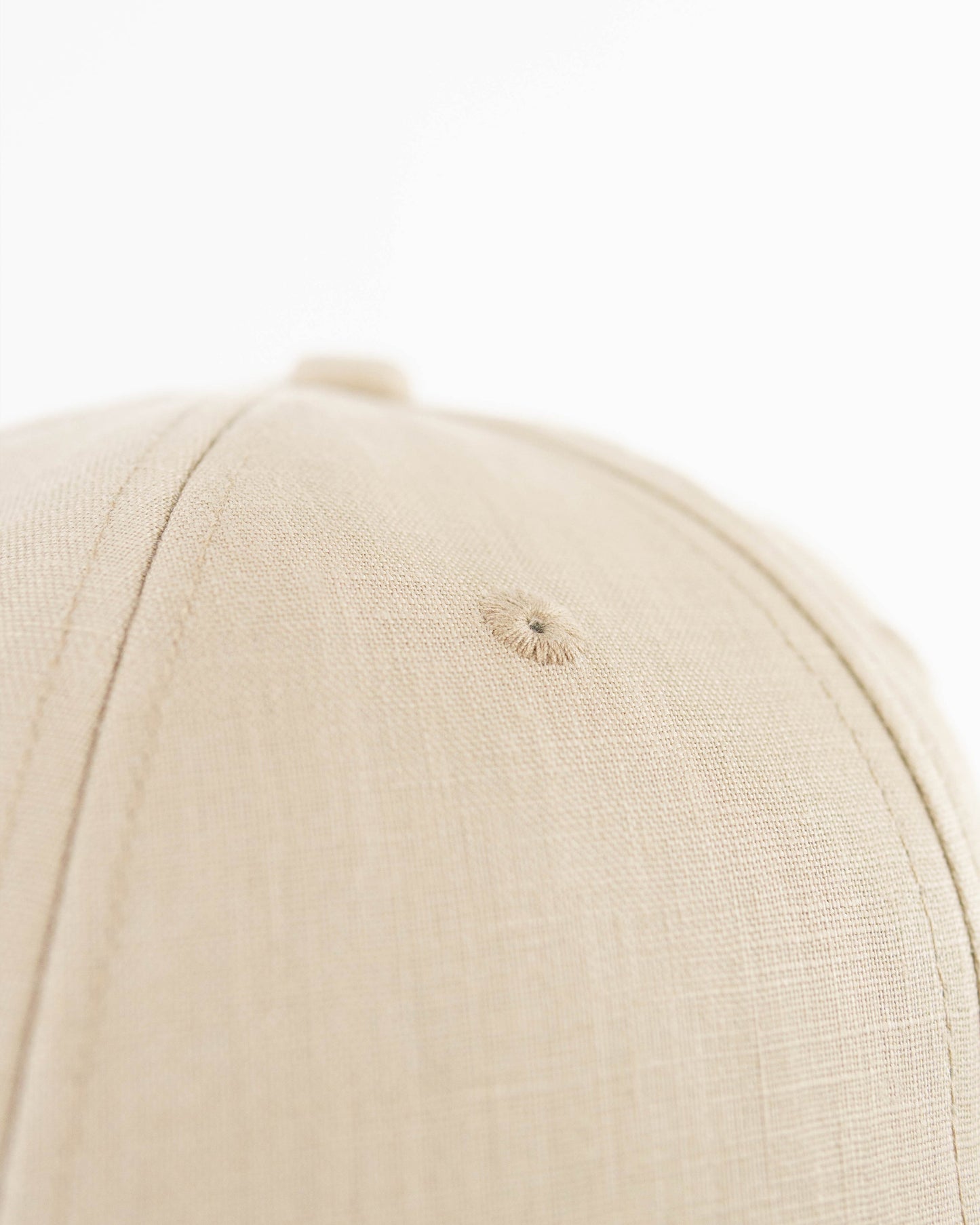 LXH CASQUETTE « ADN » LIN BEIGE