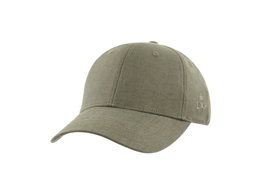 LXH CASQUETTE « ADN » LIN KAKI