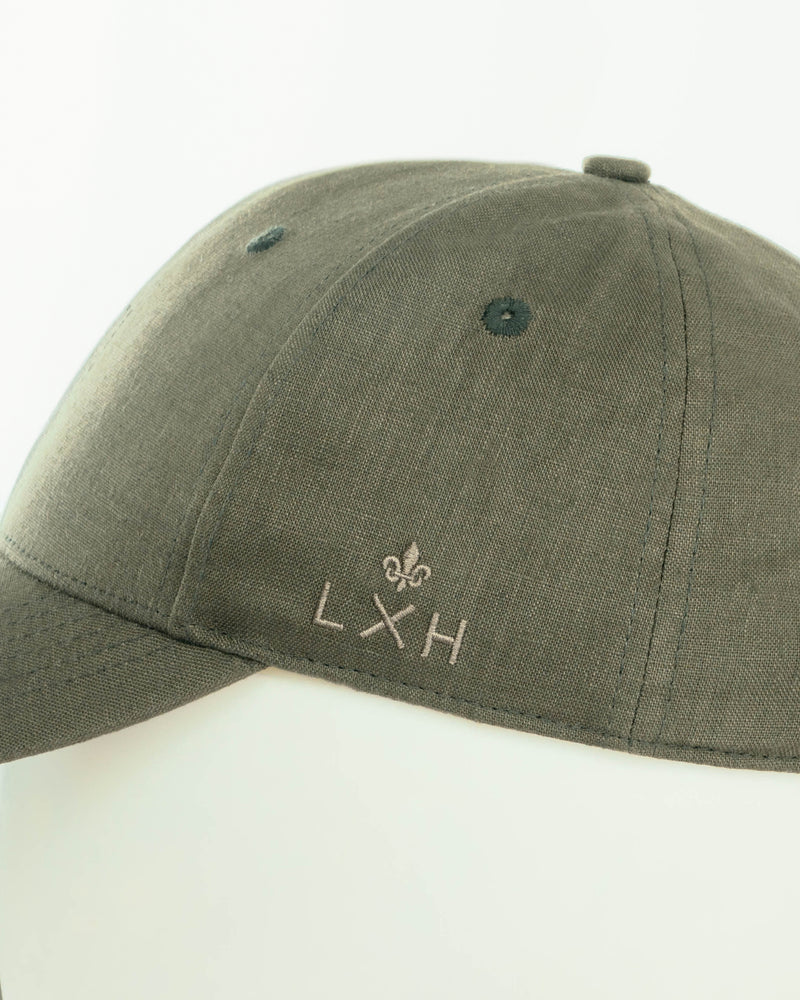 LXH CASQUETTE « ADN » LIN KAKI