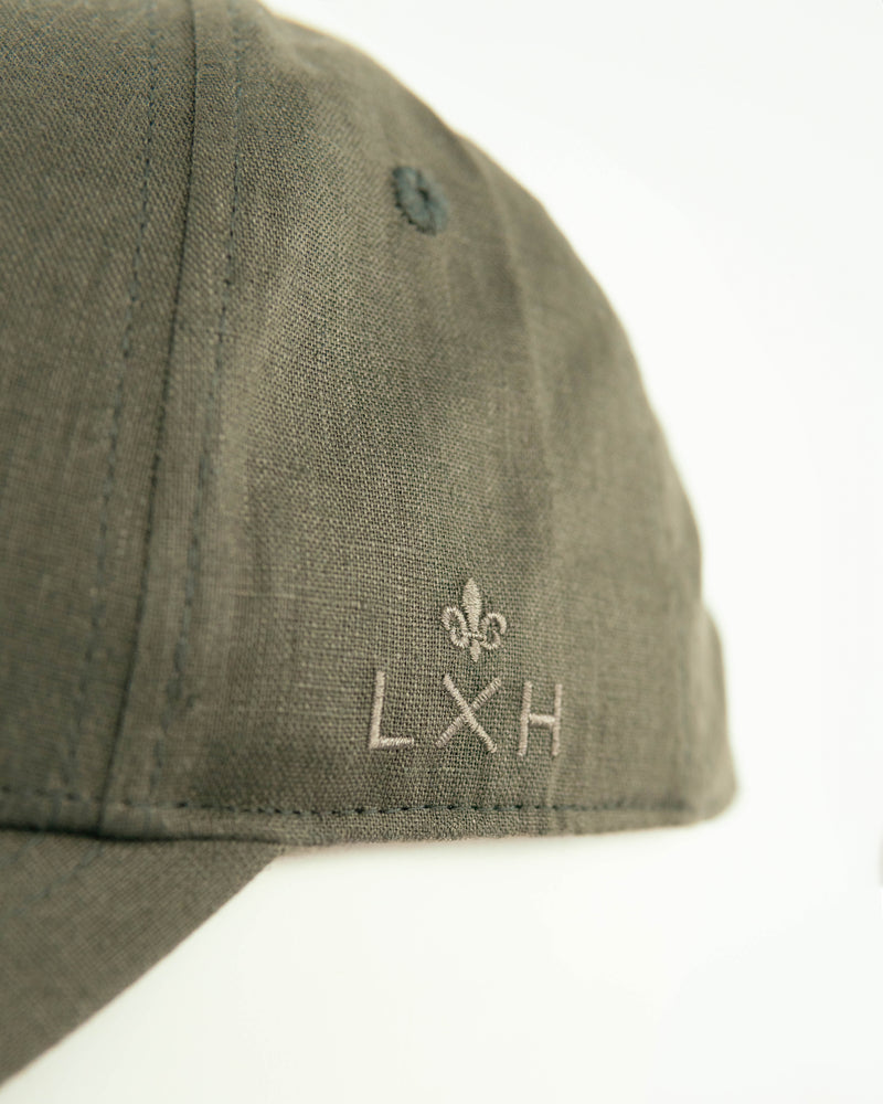 LXH CASQUETTE « ADN » LIN KAKI