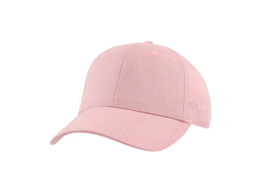 LXH CASQUETTE « ADN » LIN ROSE ANTIQUE