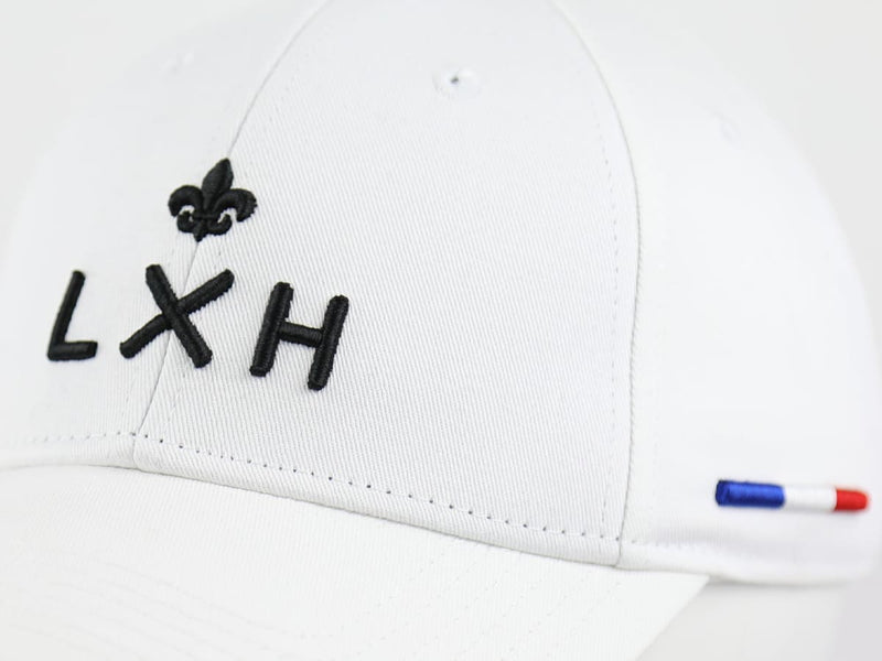 LXH CASQUETTE « HÉRITAGE » COTON BLANC