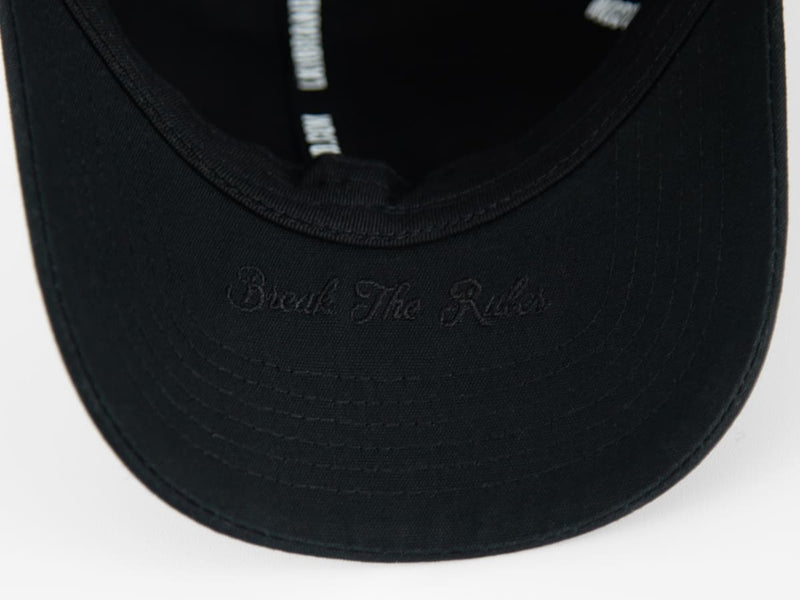 LXH CASQUETTE « HÉRITAGE » COTON FLEUR DE LYS NOIR