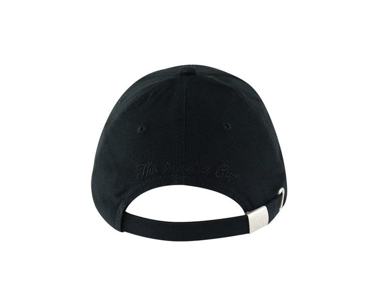 LXH CASQUETTE « HÉRITAGE » COTON FLEUR DE LYS NOIR
