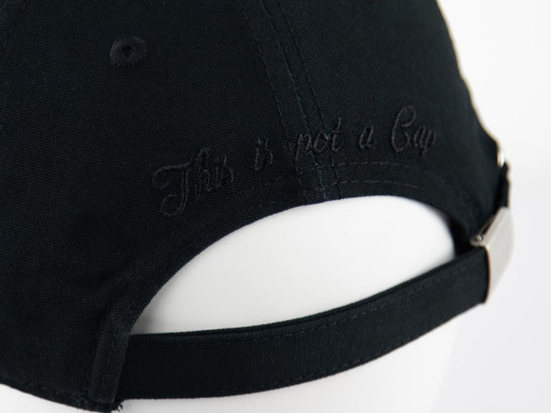 LXH CASQUETTE « HÉRITAGE » COTON FLEUR DE LYS NOIR
