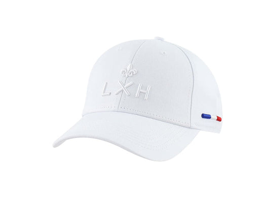 LXH CASQUETTE « HÉRITAGE » COTON FULL BLANC