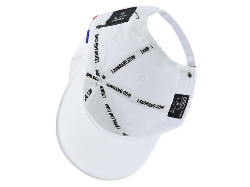 LXH CASQUETTE « HÉRITAGE » COTON FULL BLANC