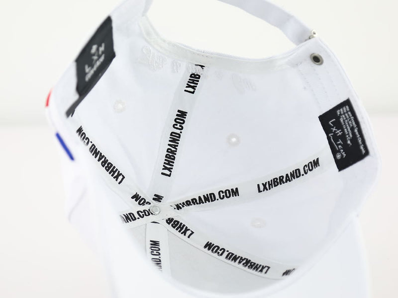 LXH CASQUETTE « HÉRITAGE » COTON FULL BLANC