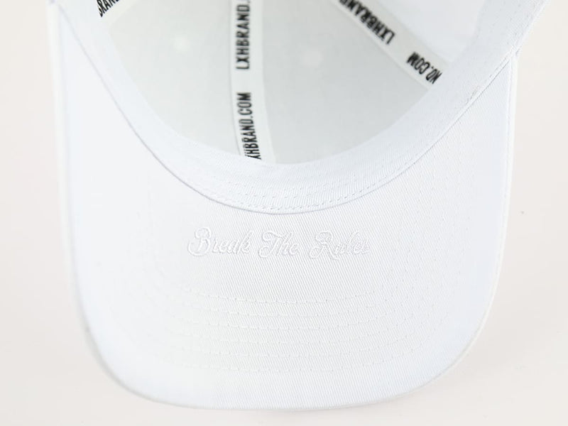 LXH CASQUETTE « HÉRITAGE » COTON FULL BLANC