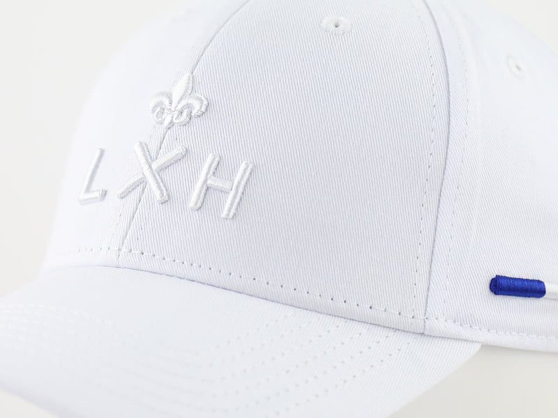 LXH CASQUETTE « HÉRITAGE » COTON FULL BLANC