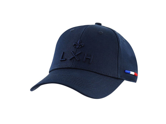 LXH CASQUETTE « HÉRITAGE » COTON FULL BLEU MARINE