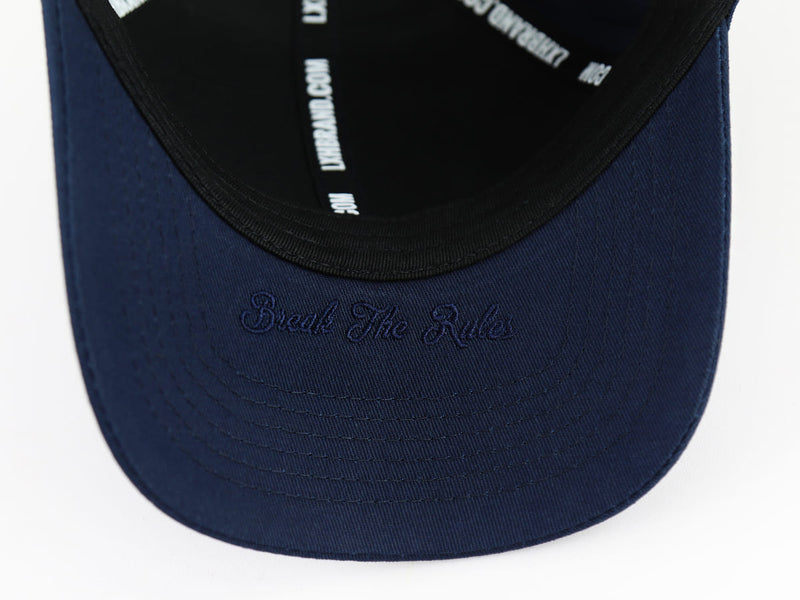 LXH CASQUETTE « HÉRITAGE » COTON FULL BLEU MARINE