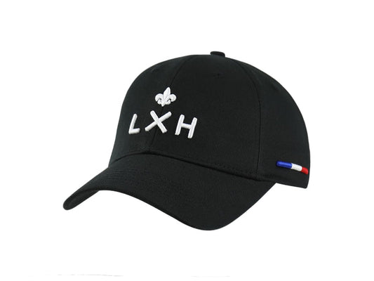 LXH CASQUETTE « HÉRITAGE » COTON NOIR