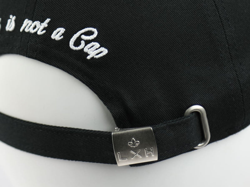 LXH CASQUETTE « HÉRITAGE » COTON NOIR