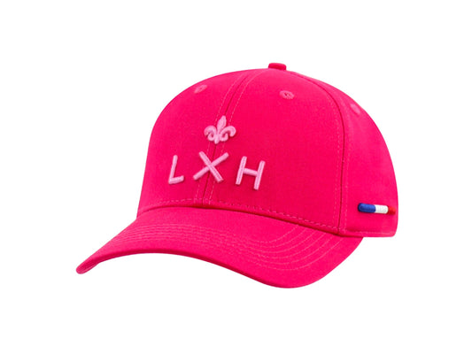 LXH Casquette « HÉRITAGE » Coton Pop Fushia