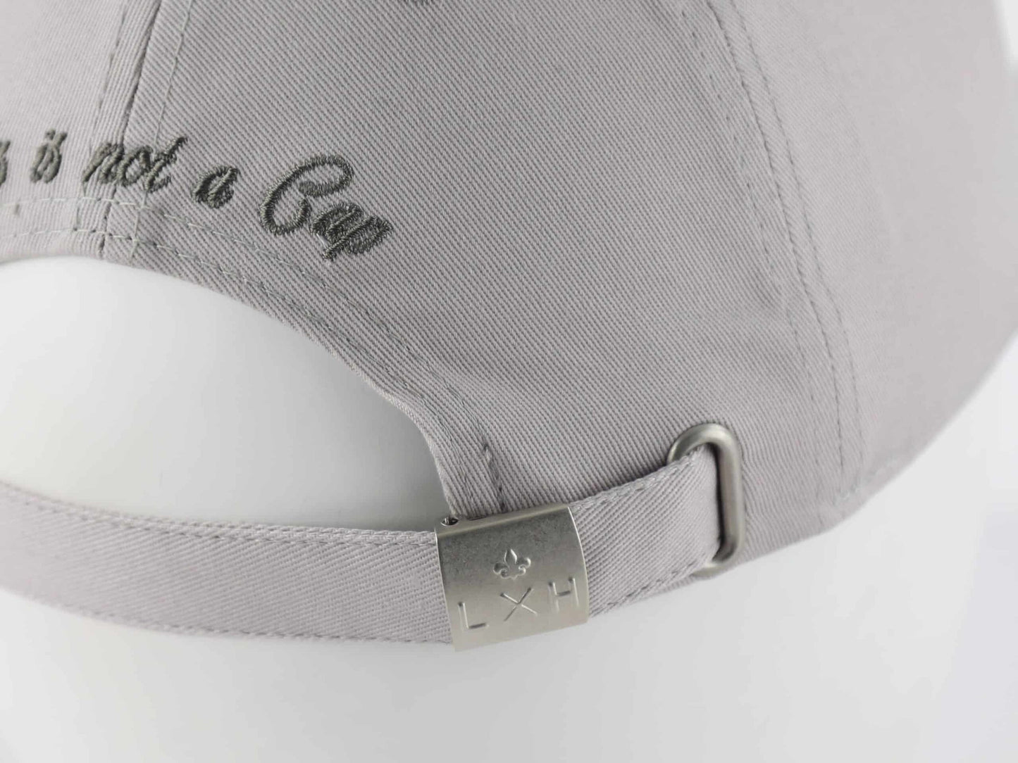 LXH Casquette « HÉRITAGE » Coton Pop Gris