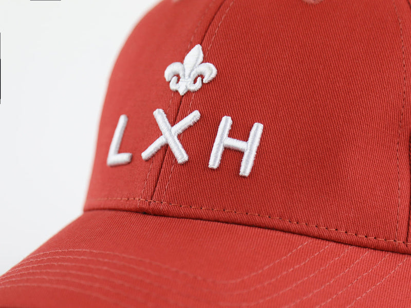LXH CASQUETTE « HÉRITAGE » COTON TERRACOTTA