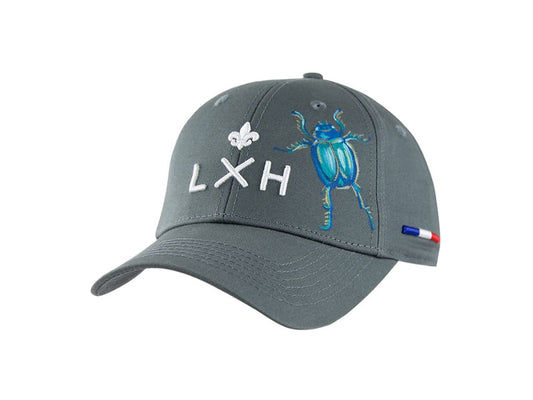 LXH CASQUETTE « HÉRITAGE » CUSTOM GRIS/SCARABÉE