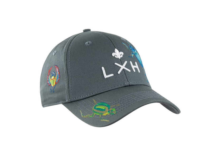 LXH CASQUETTE « HÉRITAGE » CUSTOM GRIS/SCARABÉE
