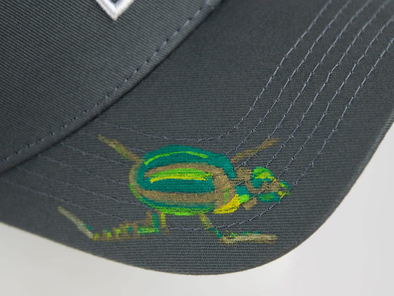 LXH CASQUETTE « HÉRITAGE » CUSTOM GRIS/SCARABÉE