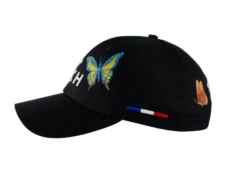 LXH CASQUETTE « HÉRITAGE » CUSTOM NOIR/PAPILLON