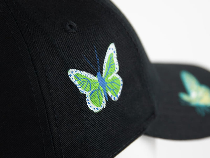 LXH CASQUETTE « HÉRITAGE » CUSTOM NOIR/PAPILLON