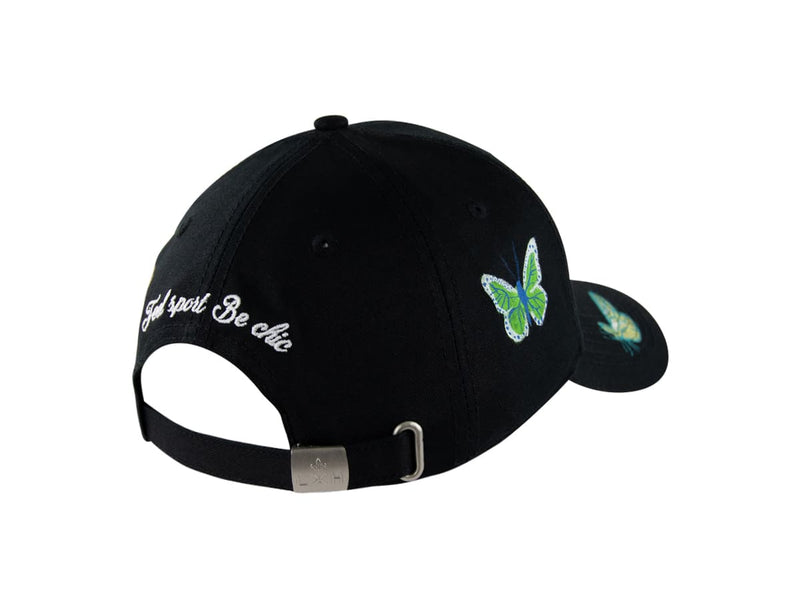 LXH CASQUETTE « HÉRITAGE » CUSTOM NOIR/PAPILLON