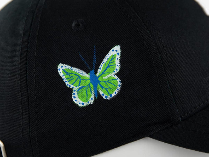 LXH CASQUETTE « HÉRITAGE » CUSTOM NOIR/PAPILLON