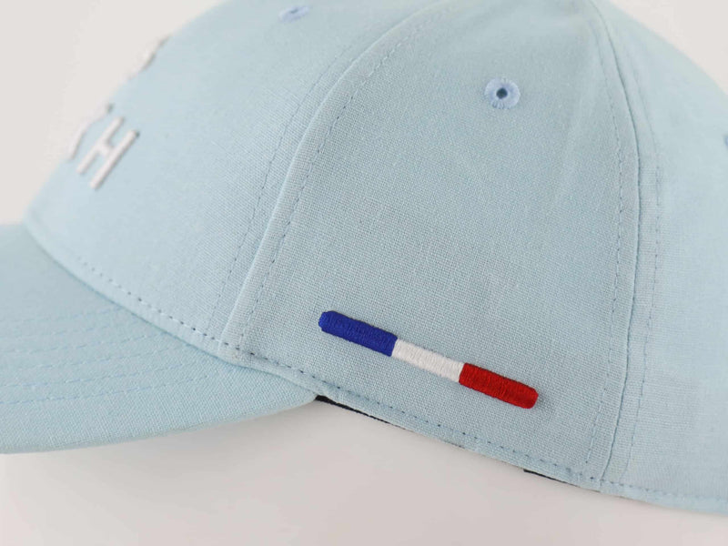 LXH CASQUETTE « HÉRITAGE » LIN BLEU