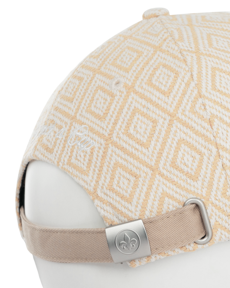 LXH CASQUETTE « HÉRITAGE » MOTIFS BEIGE / BLANC