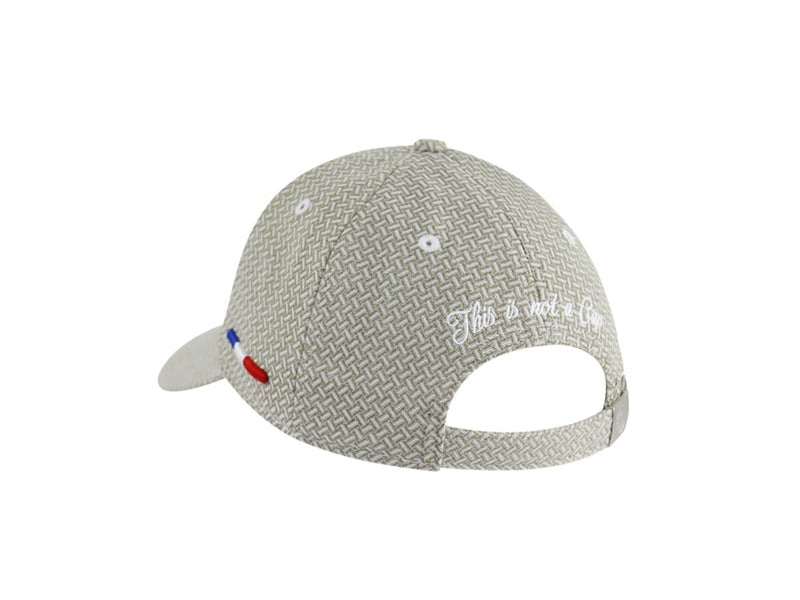 LXH CASQUETTE « HÉRITAGE » MOTIF TISSÉ VERT OLIVE