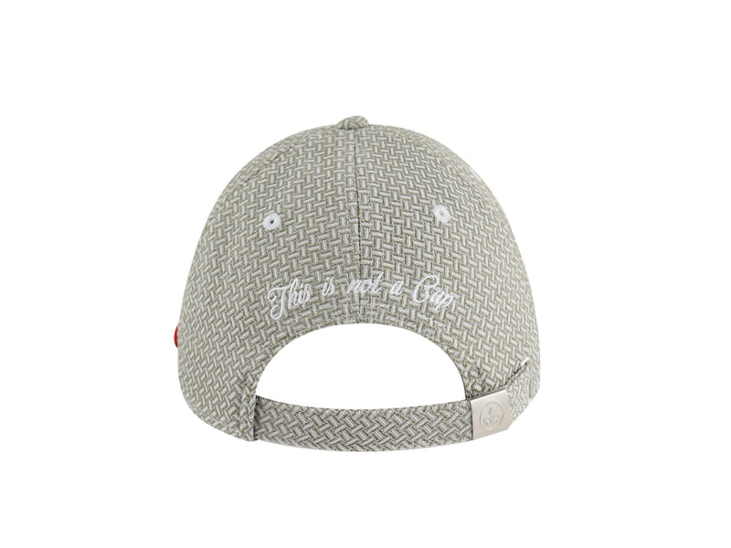 LXH CASQUETTE « HÉRITAGE » MOTIF TISSÉ VERT OLIVE