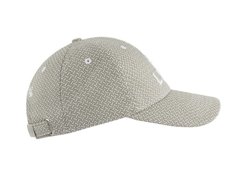 LXH CASQUETTE « HÉRITAGE » MOTIF TISSÉ VERT OLIVE