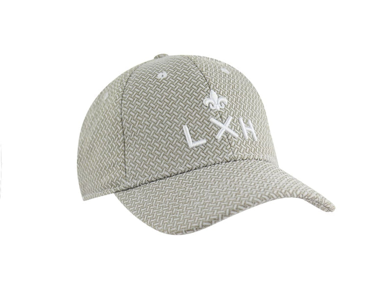 LXH CASQUETTE « HÉRITAGE » MOTIF TISSÉ VERT OLIVE