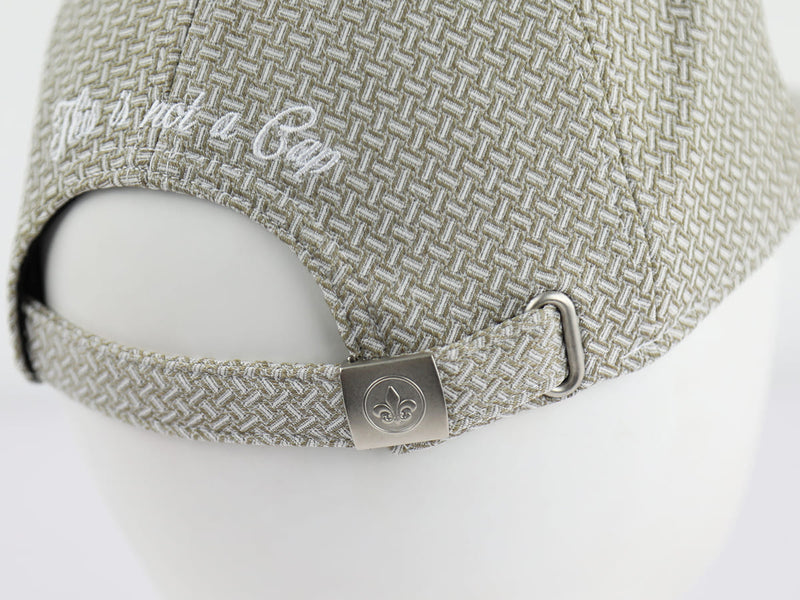 LXH CASQUETTE « HÉRITAGE » MOTIF TISSÉ VERT OLIVE