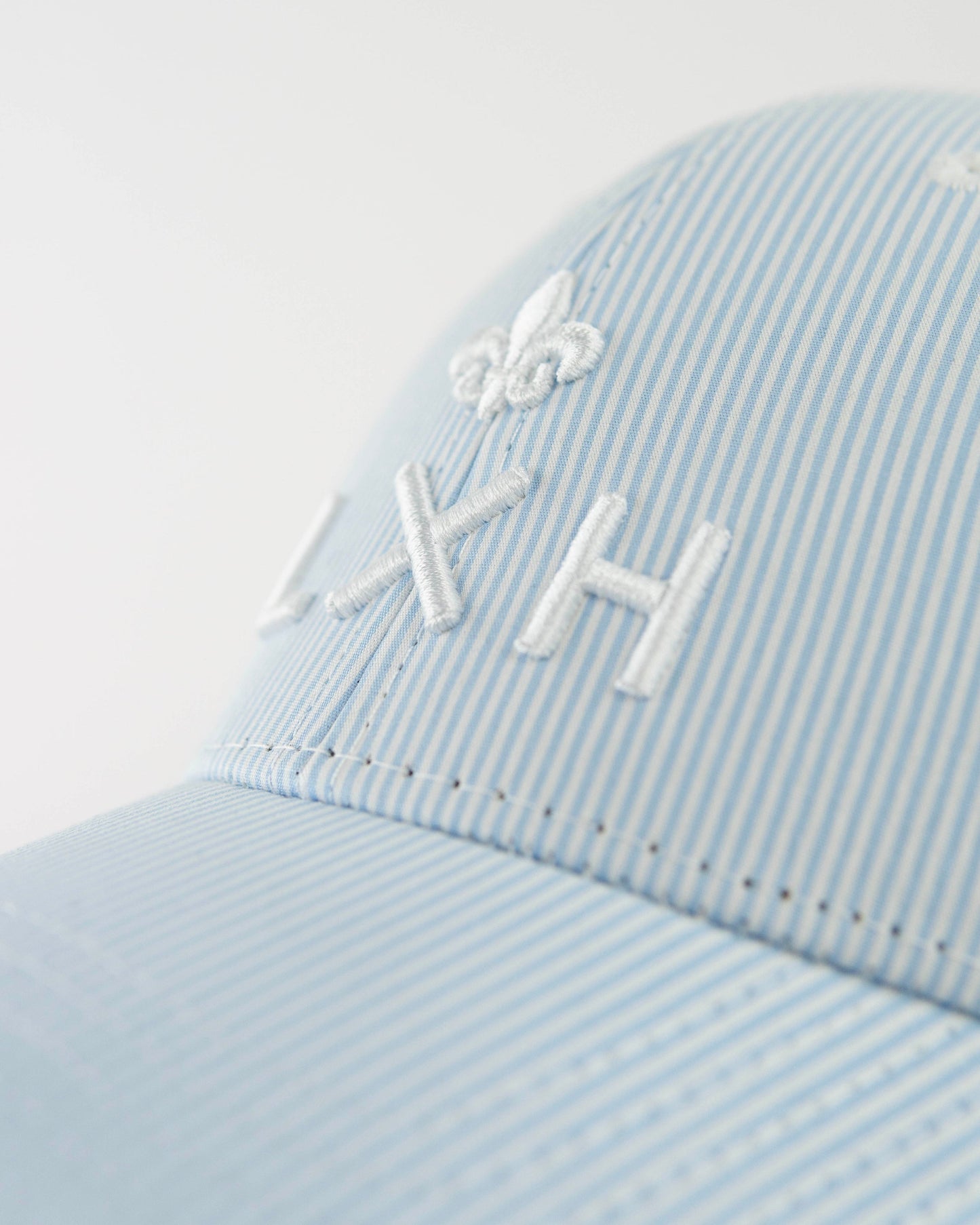 LXH CASQUETTE « HÉRITAGE » RAYURES BLEU / BLEU CLAIR