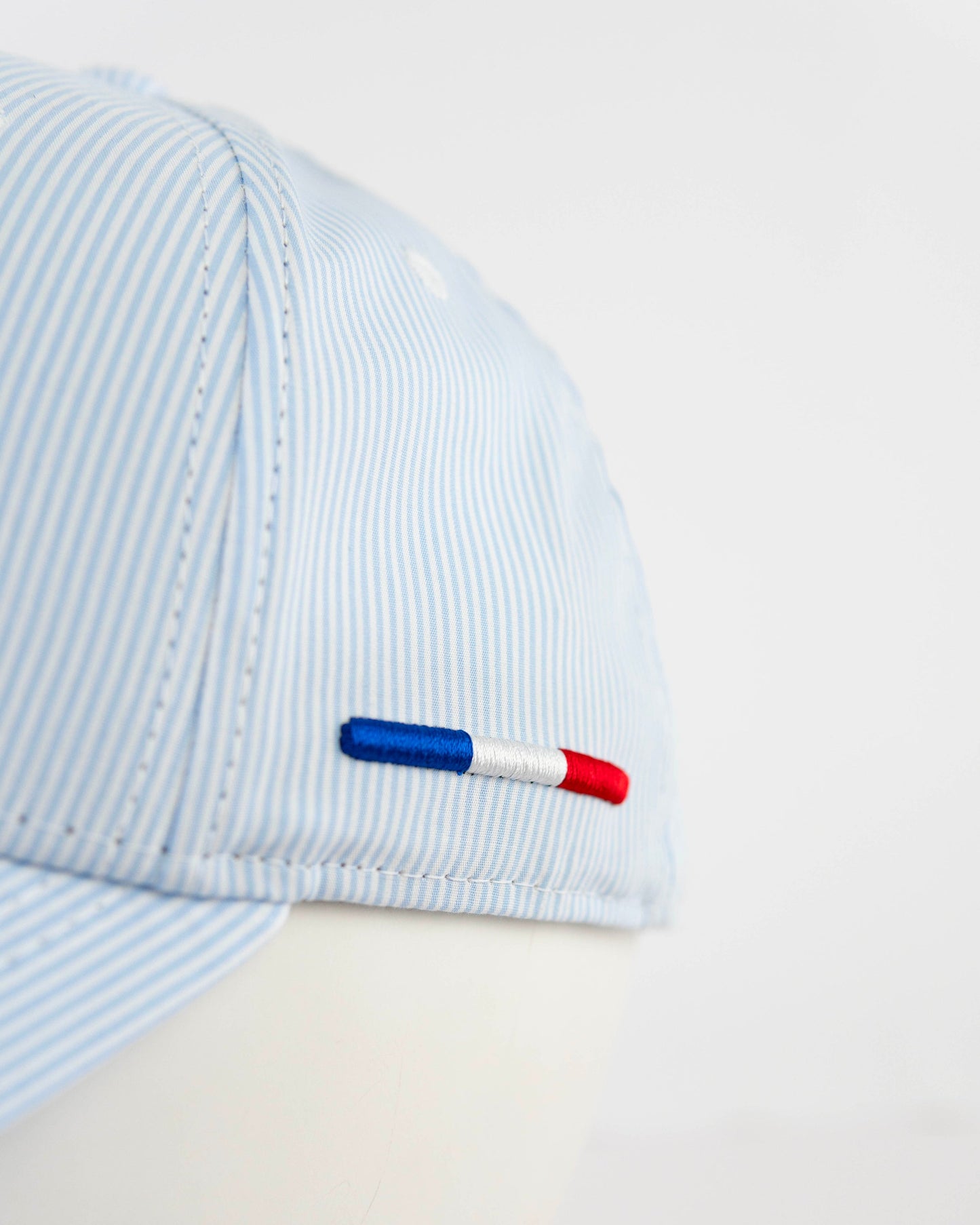 LXH CASQUETTE « HÉRITAGE » RAYURES BLEU / BLEU CLAIR