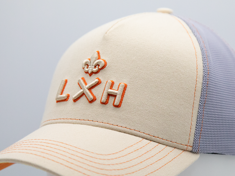 LXH Casquette Shades Wavy Beige / Lilas