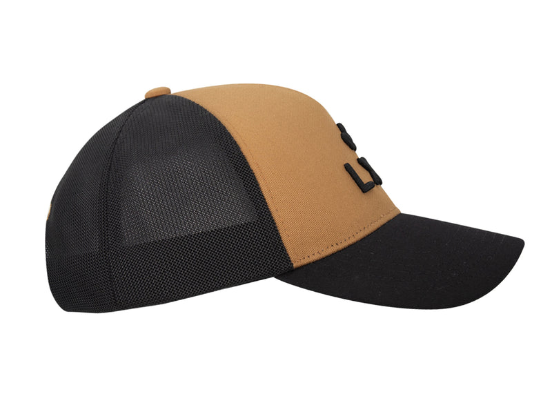 LXH Casquette « Évasion » Bi-Color Coton Pain d'épice / Noir