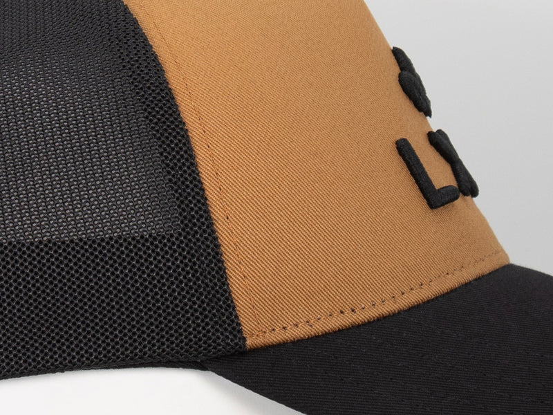 LXH Casquette « Évasion » Bi-Color Coton Pain d'épice / Noir