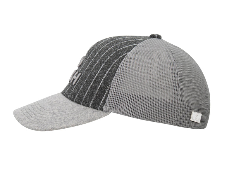 LXH Casquette « Évasion » Bi-Matière Flanelle / Feutrine Gris