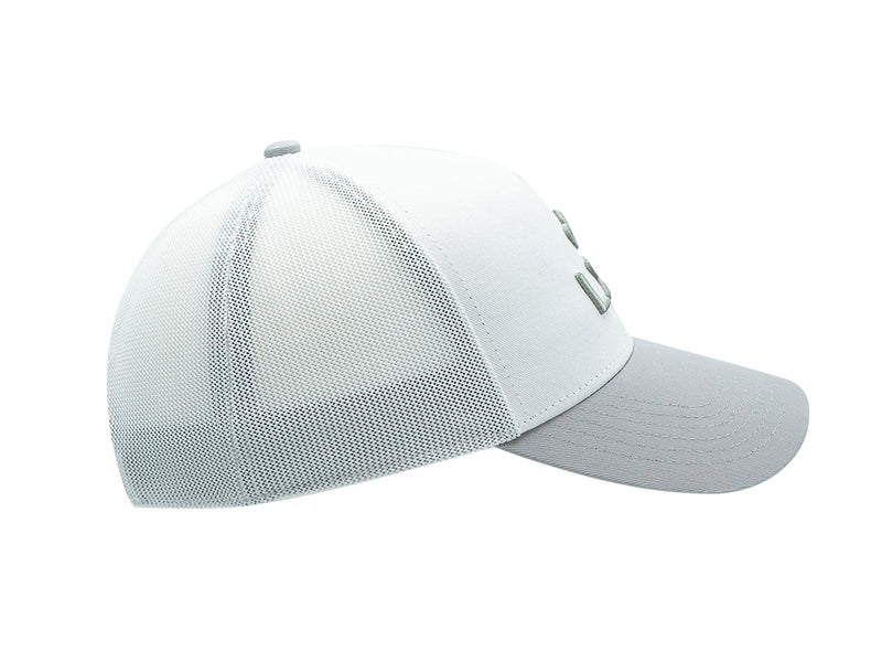 LXH Casquette « Évasion » Coton Bicolor Blanc / Gris